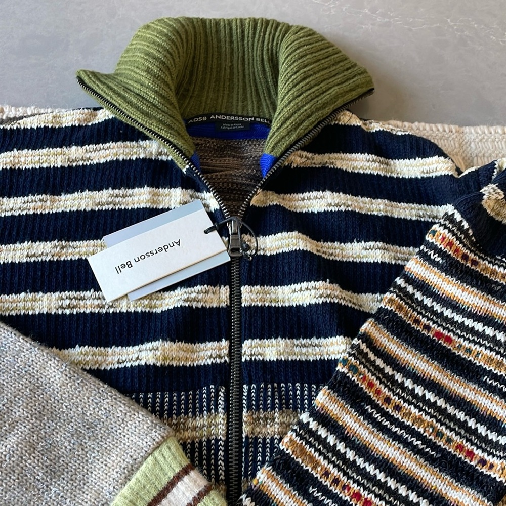 Anderson Bell heavy sweater size Xl made in Korea